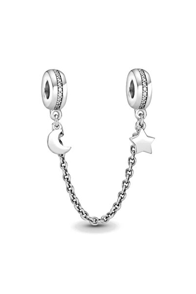 Choice8 سلسلة أمان فضية عيار 925 بتصميم فراشة ونجوم وقمر، رائجة البيع، مناسبة...