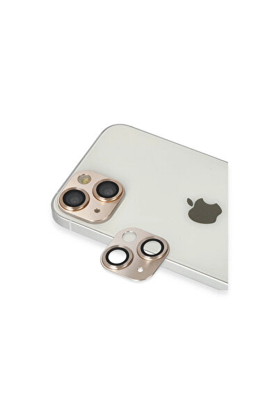 eco port Iphone 13 Pers Aluminum Camera Lens - Gold