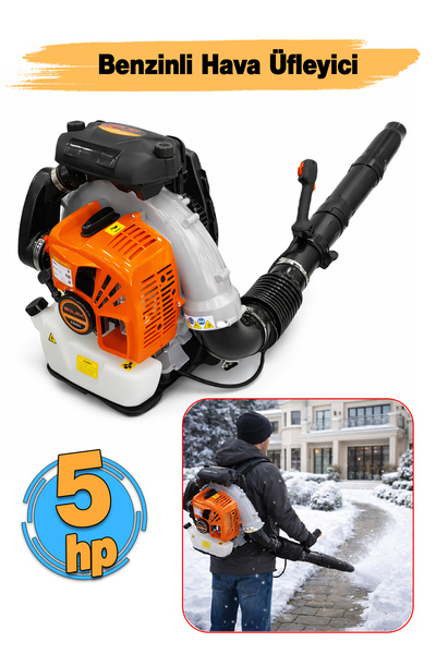 Badem10 (76 cc) Benzinli Sırt Taşımalı Hava Üfleme Makinesi EB985 Model 5 Hp ...