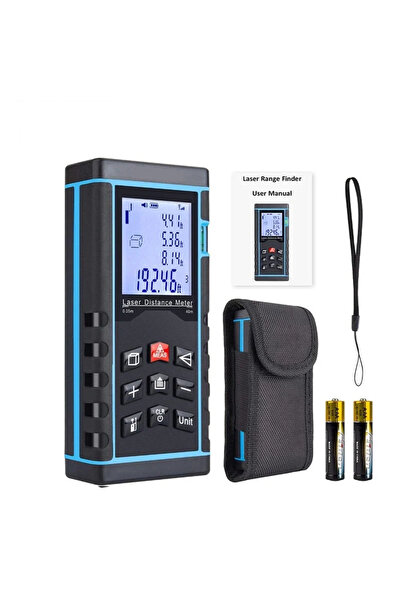 Epilons Profesyonel 40 Metre Dijital Lazer Metre Ölçer Lcd Ekran, Su Terazili...