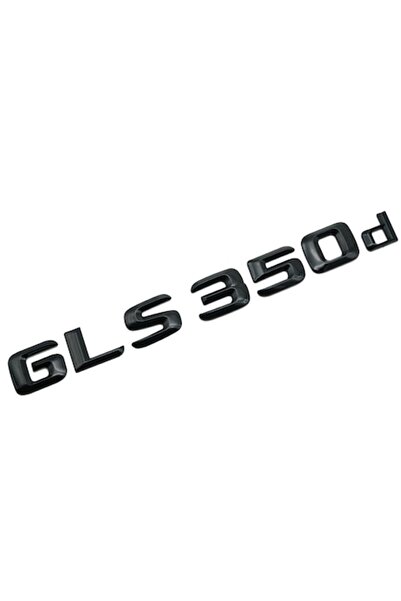 MERCEDES Emblemă neagră pentru portbagajul spate al GLS 350d