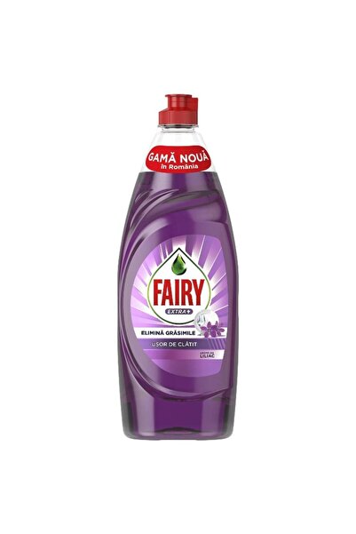 Fairy Set of 4 x Extra Plus Liquid Dishwashing Detergent, Lilac, 650 ml