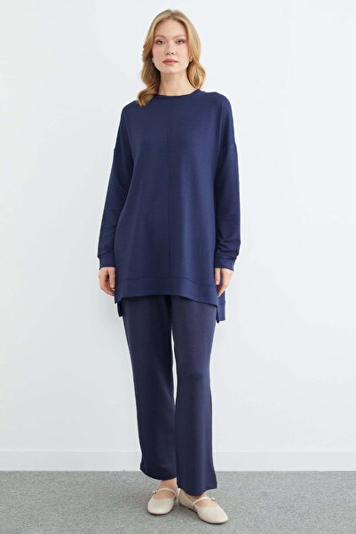 Fulla Moda Plus Size Fullamodest Çimalı Modal Dvodelni set