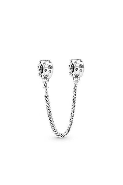 Choice20 سلسلة أمان فضية عيار 925 بتصميم فراشة ونجوم وقمر، رائجة البيع، مناسب...