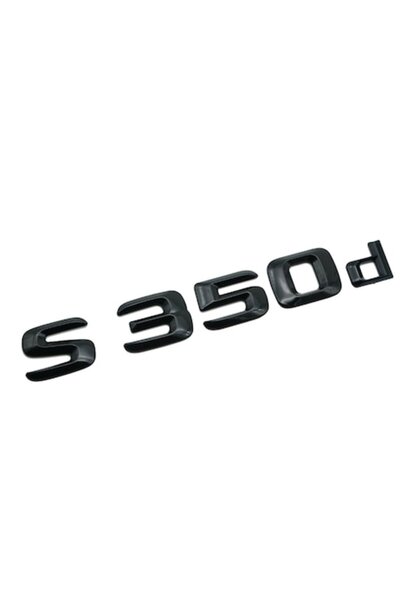 MERCEDES Emblemă neagră S 350d pentru portbagaj