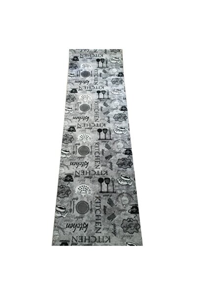 OEM Anti-Slip Kitchen Rail, Grey Shades, Polyester, Width 60 cm