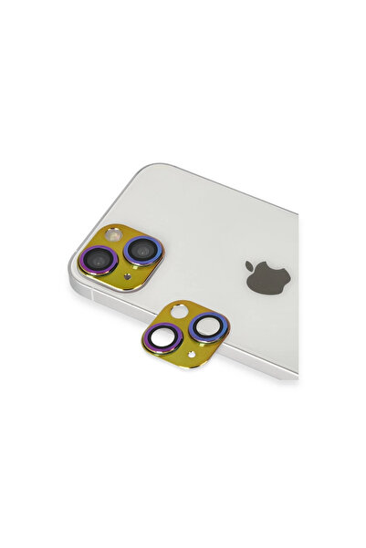 eco port iPhone 13 Pers Aluminum Camera Lens - Rainbow