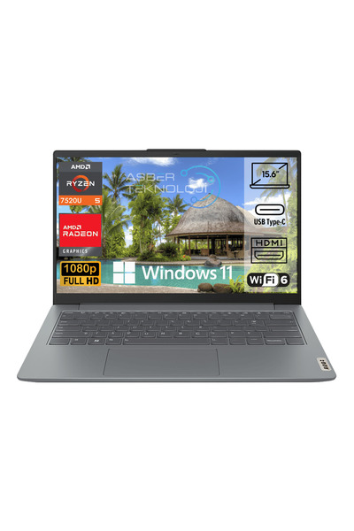 LENOVO IdeaPad Slim 3 15AMN8 Ryzen 5 7520U 16GB 2TB SSD 15.6" W11P Notebook