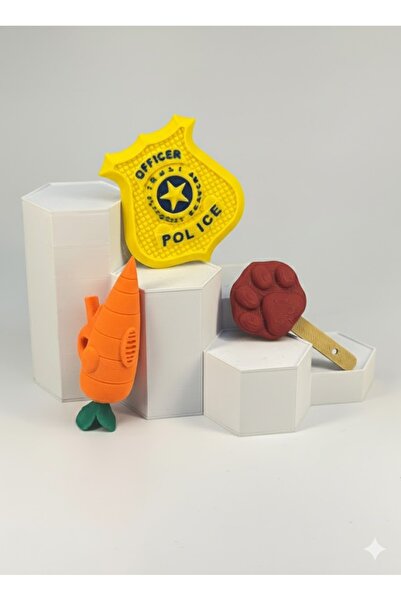 fyne Zootropolis Miniature Accessories Set |   Judy Rozet, Ice Cream and Carr...