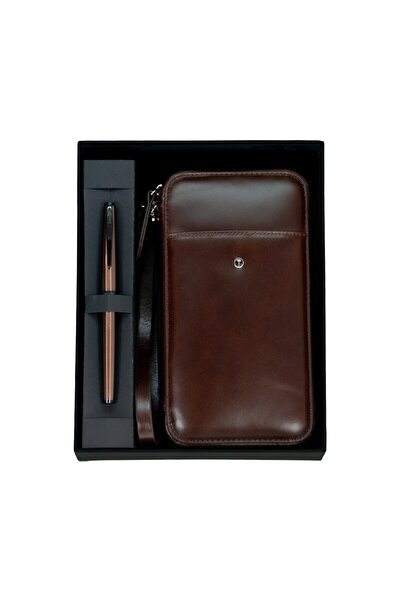 Scrikss Haki̇ki̇ De Leather L Bell Bag Brown