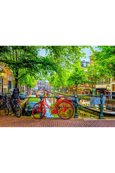 Bluebird Puzzle 1000 pieces Puzzle - The Red Bike in Amsterdam (Bluebird-Puzz...