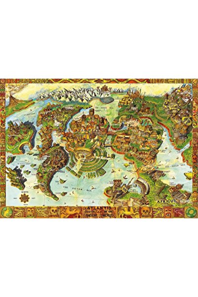 Bluebird Puzzle - Atlantis Center of the Ancient World, 1000 pieces (70317-P)