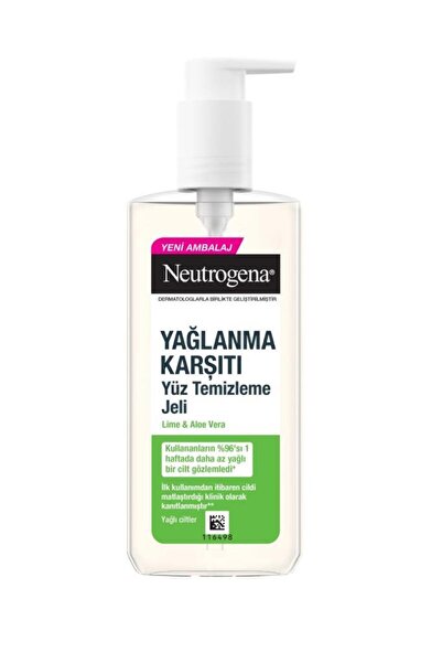 Neutrogena Yağlanma Karşıtı Lime & Aloe Vera Yüz Temizleme Jeli