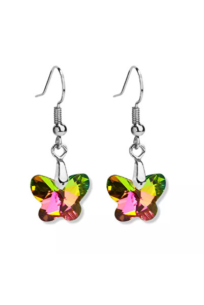 EFAYN.RO Women's earrings, butterfly symphony pattern, multicolor, EFAYN