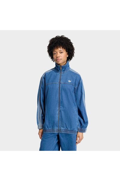 adidas Firebird Adilenium Kadın Mavi Jean Ceket (KD2920)