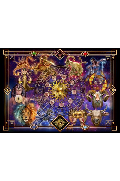Bluebird Παζλ - Marchetti Ciro: Συναρμολόγηση Ζωδίων, 1000 κομμάτια (70123)
