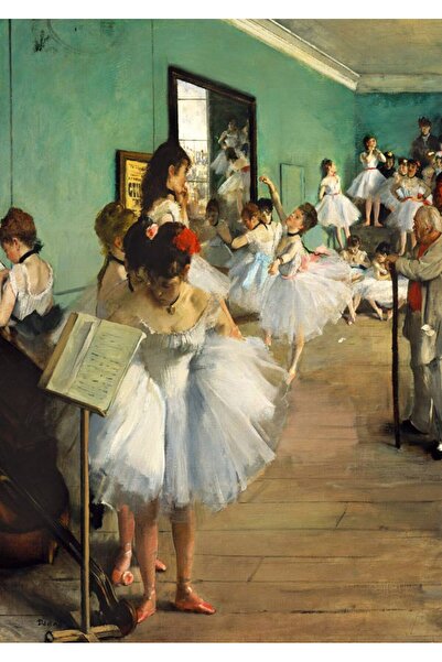 Bluebird Puzzle 1000 pieces Puzzle - Edgar Degas: The Dance Class, 1874 (Art-...