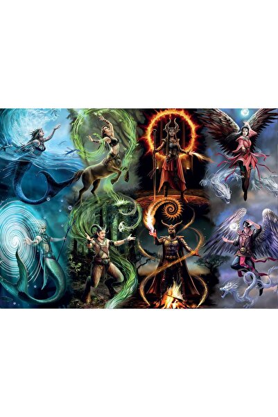 Bluebird Puzzle 1000 piese - Anne Stokes: Elemental Magic (Bluebird-Puzzle-F-...