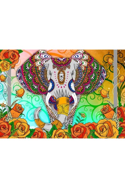 Bluebird Puzzle - Colorful Elephant, 2000 pieces (70002)