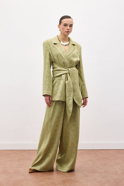 Sateen Freya Pants - Khaki