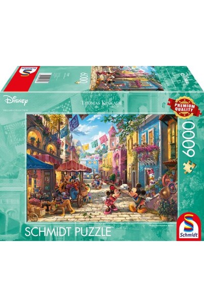 Schmidt Puzzle 6000 pieces - Thomas Kinkade: Mickey and Minnie in Mexico (Sch...