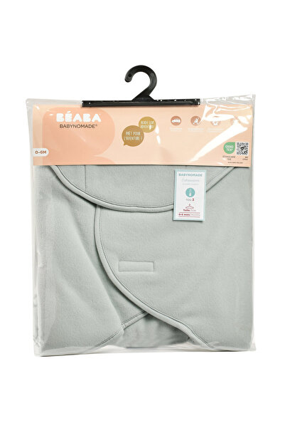 Beaba BabyNomade 0-6 Months Swaddle Blanket Sage Green