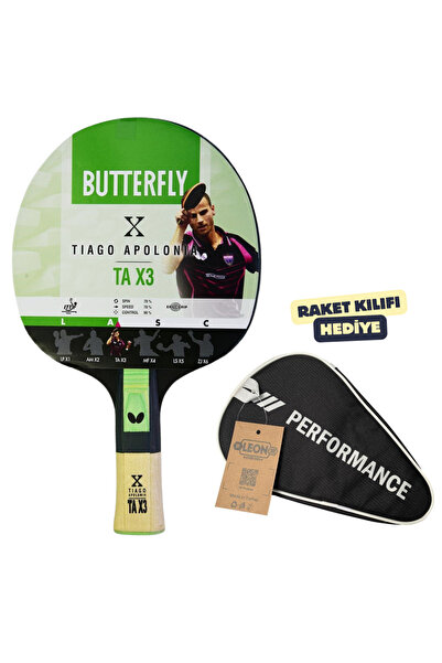 BUTTERFLY مضرب تنس الطاولة تياجو أبولونيا TAX3 معتمد من الاتحاد الدولي لتنس ا...