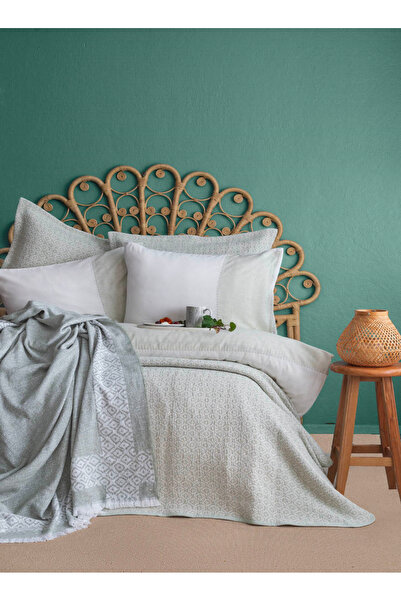 Apricitas HOME Διπλό κάλυμμα κρεβατιού Omari Sage Timeless Παπλωματοθήκη Prim...