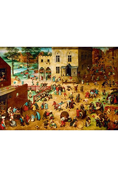 Bluebird Puzzle 1000 piese Puzzle - Pieter Bruegel: Children's Games, 1560 (A...