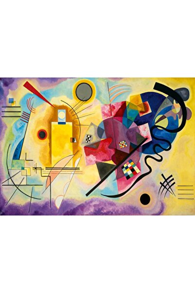 Bluebird Puzzle 1000 piese - Vassily Kandinsky: Gelb-Rot-Blau, 1925 (Art-by-B...