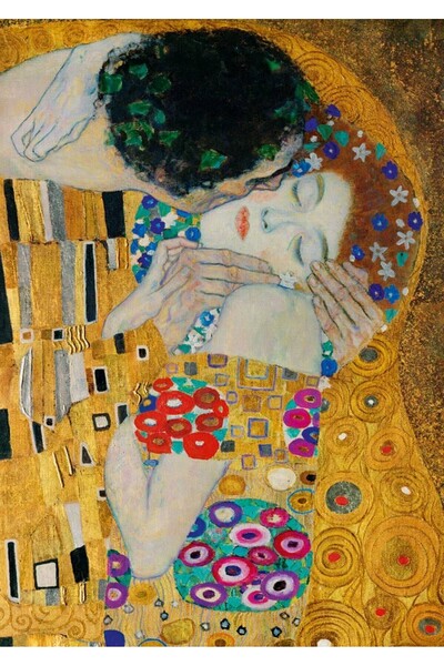 Bluebird Puzzle 1000 piese - Gustav Klimt: The Kiss (detail), 1908 (Art-by-Bl...