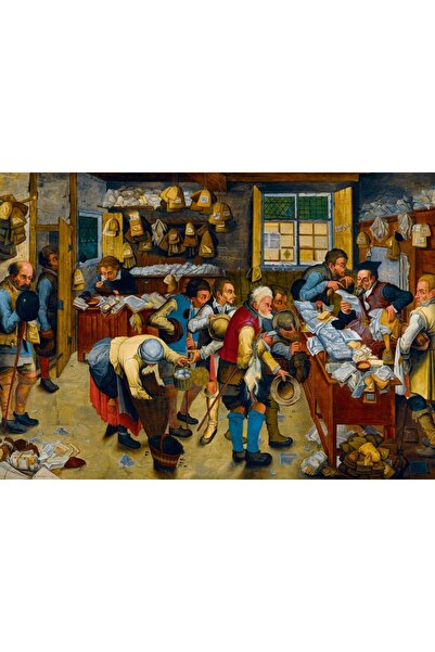 Bluebird Παζλ 1000 τεμαχίων - Πίτερ Μπρούγκελ: Το Γραφείο του Φορολογητή, 161...