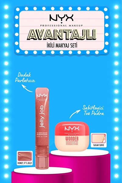 NYX Professional Makeup Jelly Job Dolgun ve Parlak Dudak Parlatıcısı 06 It's ...