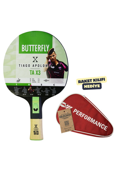 BUTTERFLY Tiago Apolonia Tax3 Table Tennis Racket Ittf Approved - with Racket...