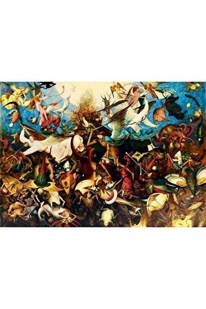 Bluebird Puzzle 1000 de piese - Pieter Bruegel: Căderea îngerilor rebeli, 156...