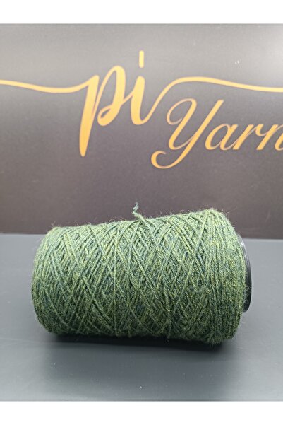 Pİ Yarn 70% Wool Ingredient Ip 500Gr Twieetli Green