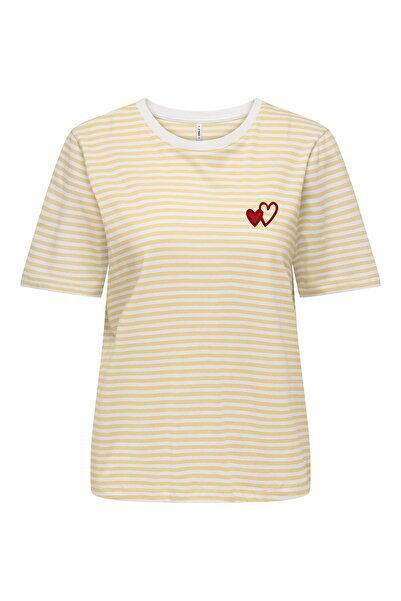 ONLY Onlhappy S/S Emb Top Jrs Women's T-Shirt 15370117