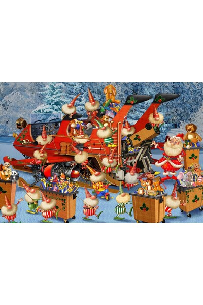Bluebird Puzzle 1000 pieces Puzzle - Francois Ruyer: Ready for Christmas Deli...