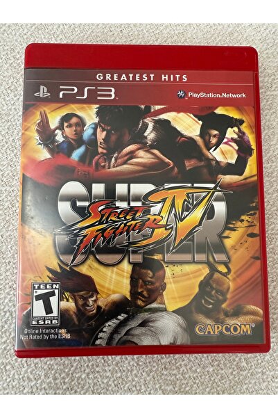 CAPCOM PS3 super street fighter 4 greatest hits kırmızı kutu full içerik 10/1...