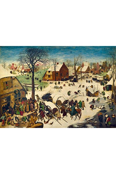 Bluebird Παζλ 1000 κομματιών - Πίτερ Μπρούγκελ: Η Καταγραφή στη Βηθλεέμ, 1566