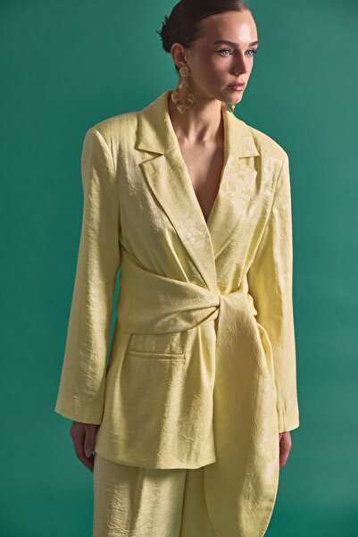 Sateen Freya Jacket - Yellow