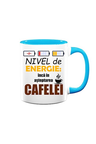 OEM Personalized Mug with Message: "Energy Level"