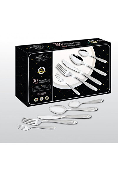 Bohmann Cutlery set BP A30-SM, Box, 30 pcs, Stainless steel