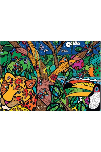 Bluebird Puzzle 1000 pieces - Romero Britto: (Bluebird-Puzzle-F-90017)