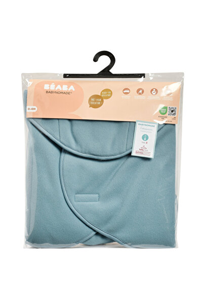Beaba BabyNomade 0-6 Months Baltic Blue Swaddle Blanket
