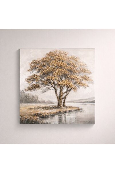 OEM Tablou Reliefat 3D Pictat cu Pomul Vietii 80x80cm - Fayron