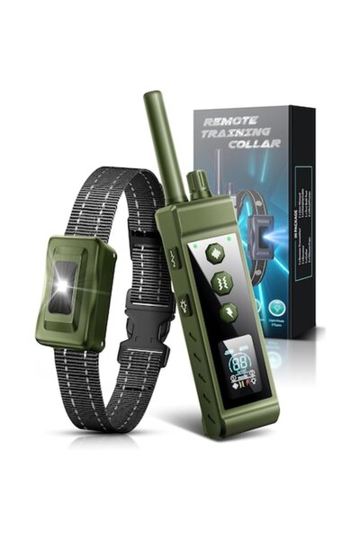 OEM Electronic Training Collar, 4 Modes, Waterproof IP67, Green, for Dogs 3.5...