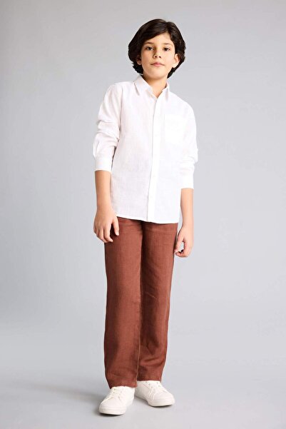 DeFacto Pantaloni Regular Fit Straight Leg in pentru băieți G5094A826SP