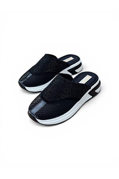 PATRON SHOES Taşlı Fileli Kadın Spor Terlik