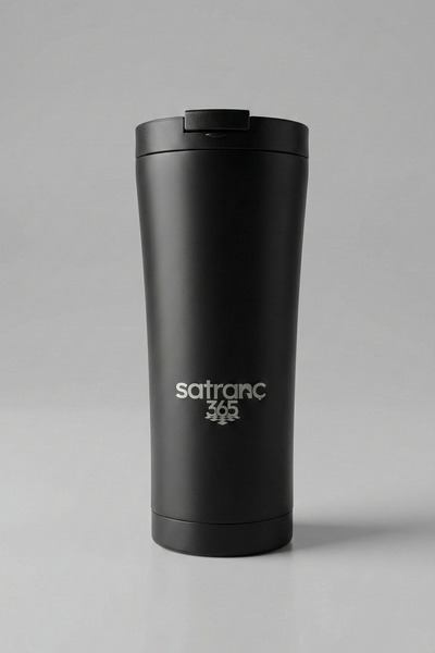 satranc365 Satranç365 Özel Tasarım Termos Bardak - Paslanmaz Çelik Mug